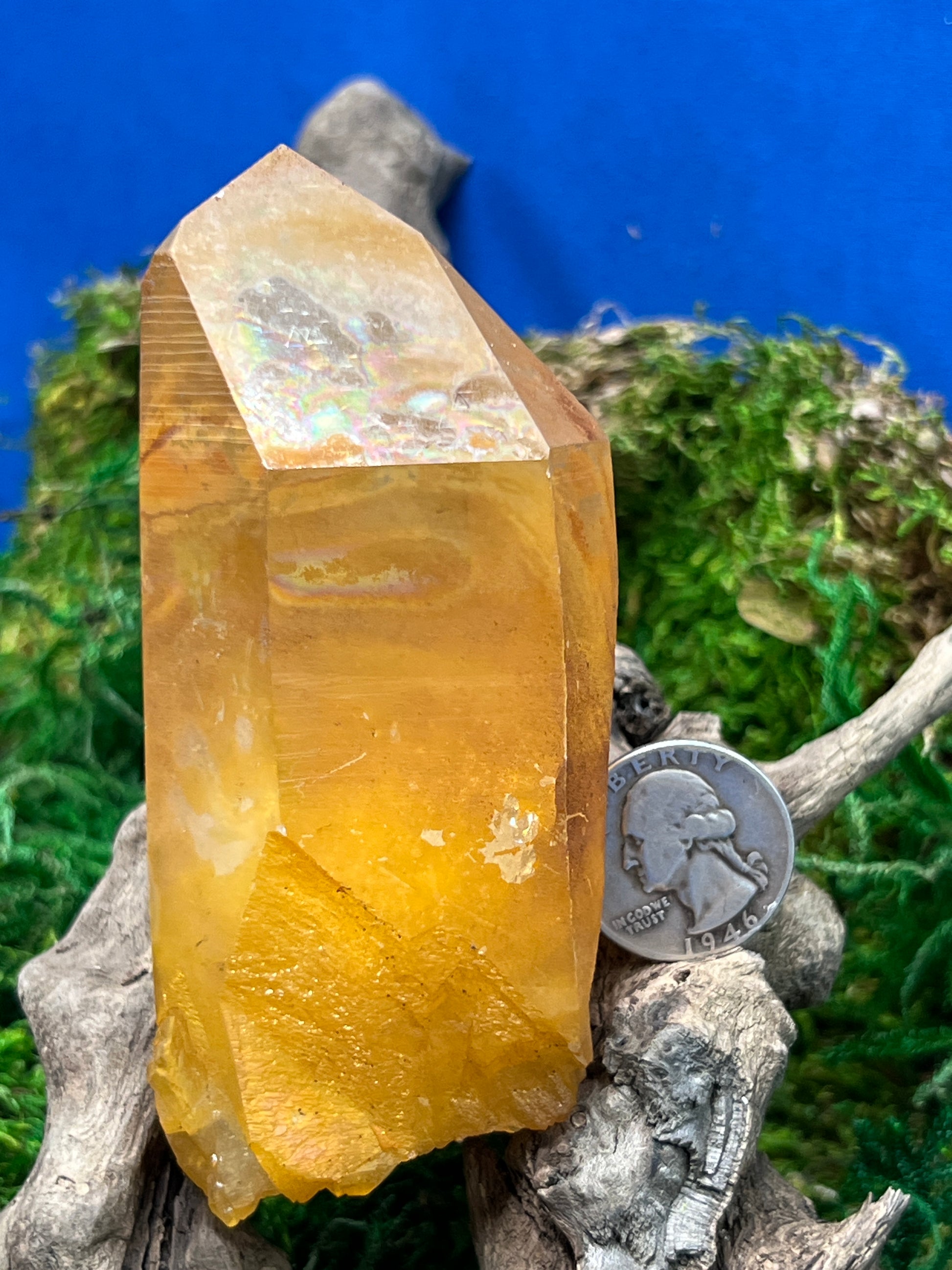 Tangerine Quartz Crystal - 287.9g from Arkansas