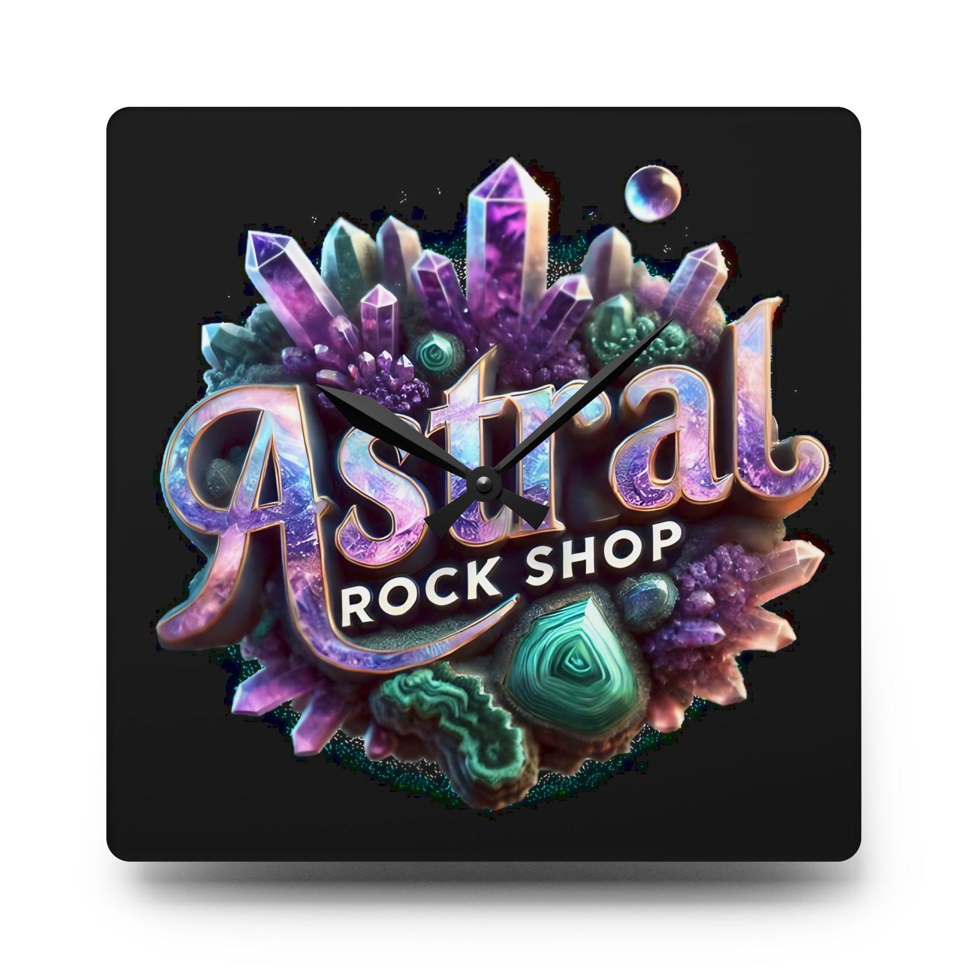 Acrylic Wall Clock 10.75'' × 10.75'' (Square)