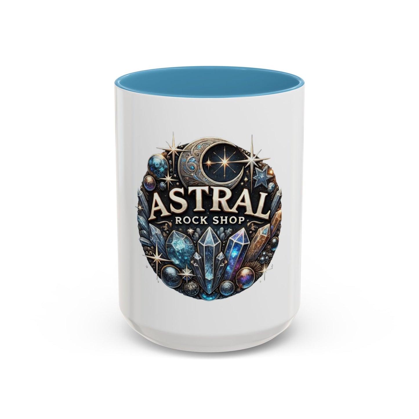 Branded Mug 15oz Light Blue