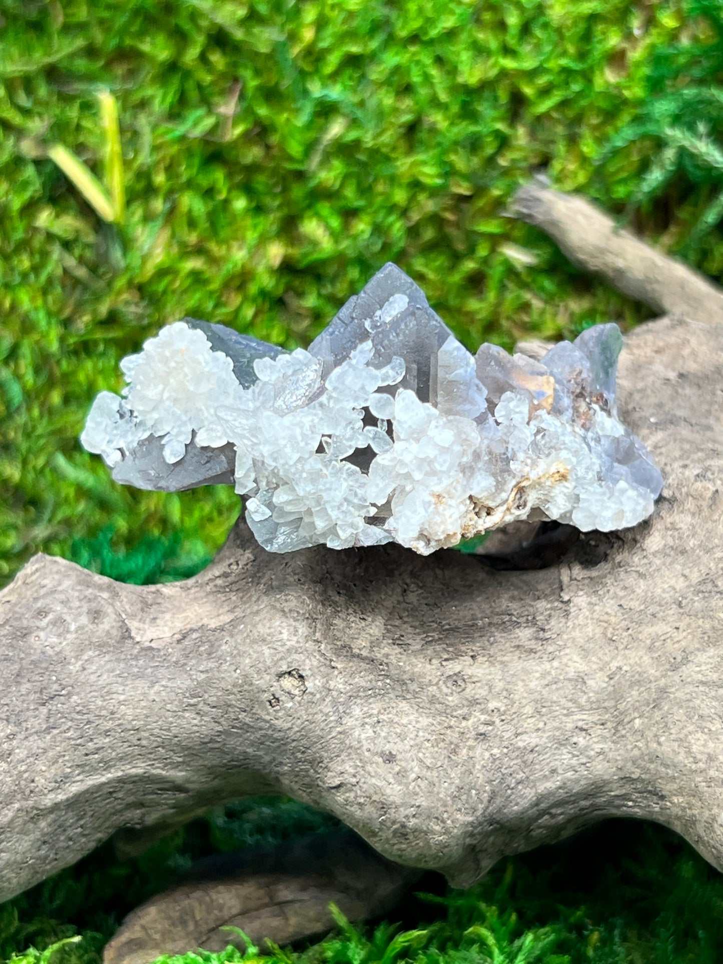 Fluorite with Calcite - Balochistan Specimen