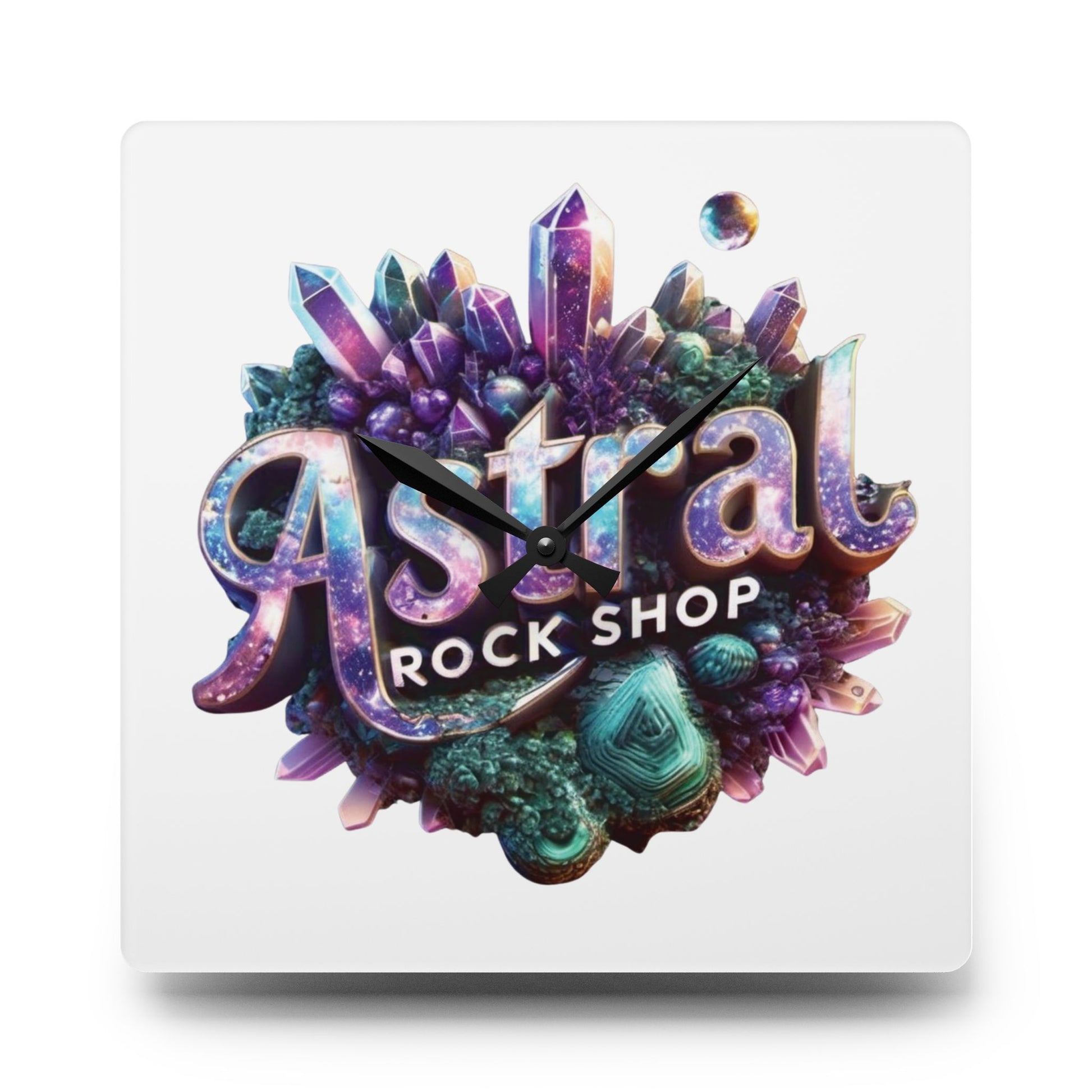 Acrylic Wall Clock 10.75'' × 10.75'' (Square)