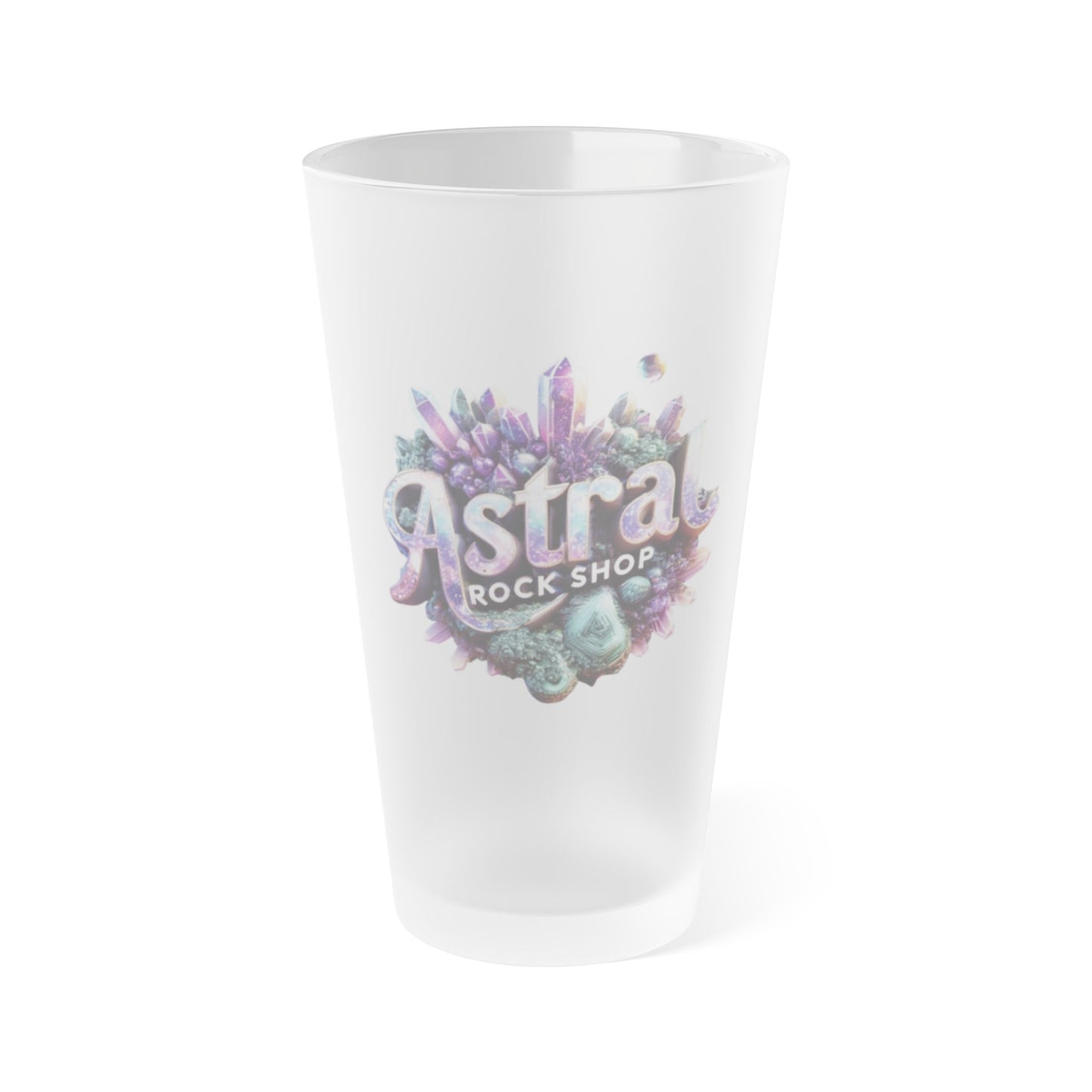 Frosted Pint Glass, 16oz 16oz Frosted