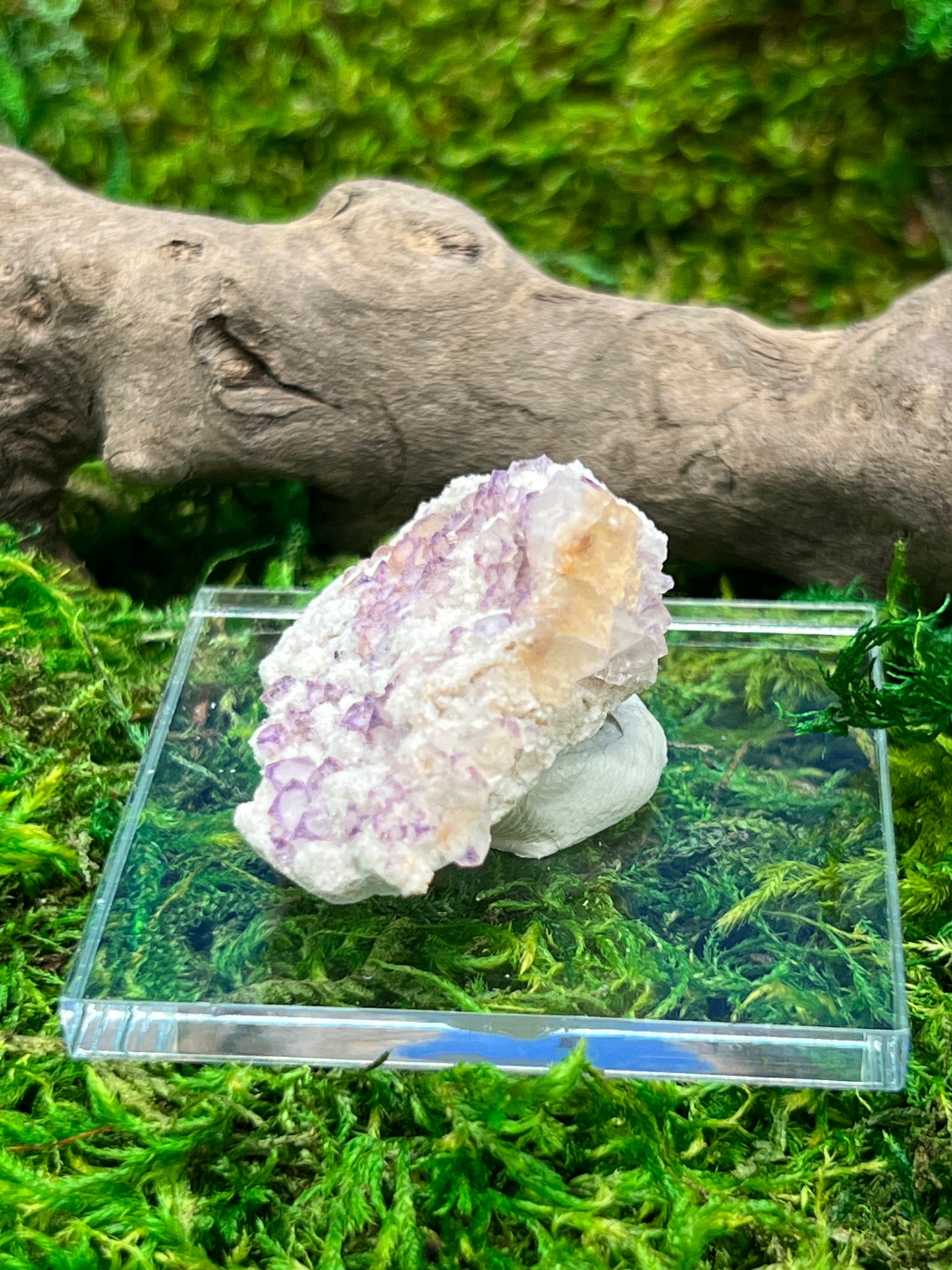 QR Code Fluorite Gemstone from Qinglong Mine