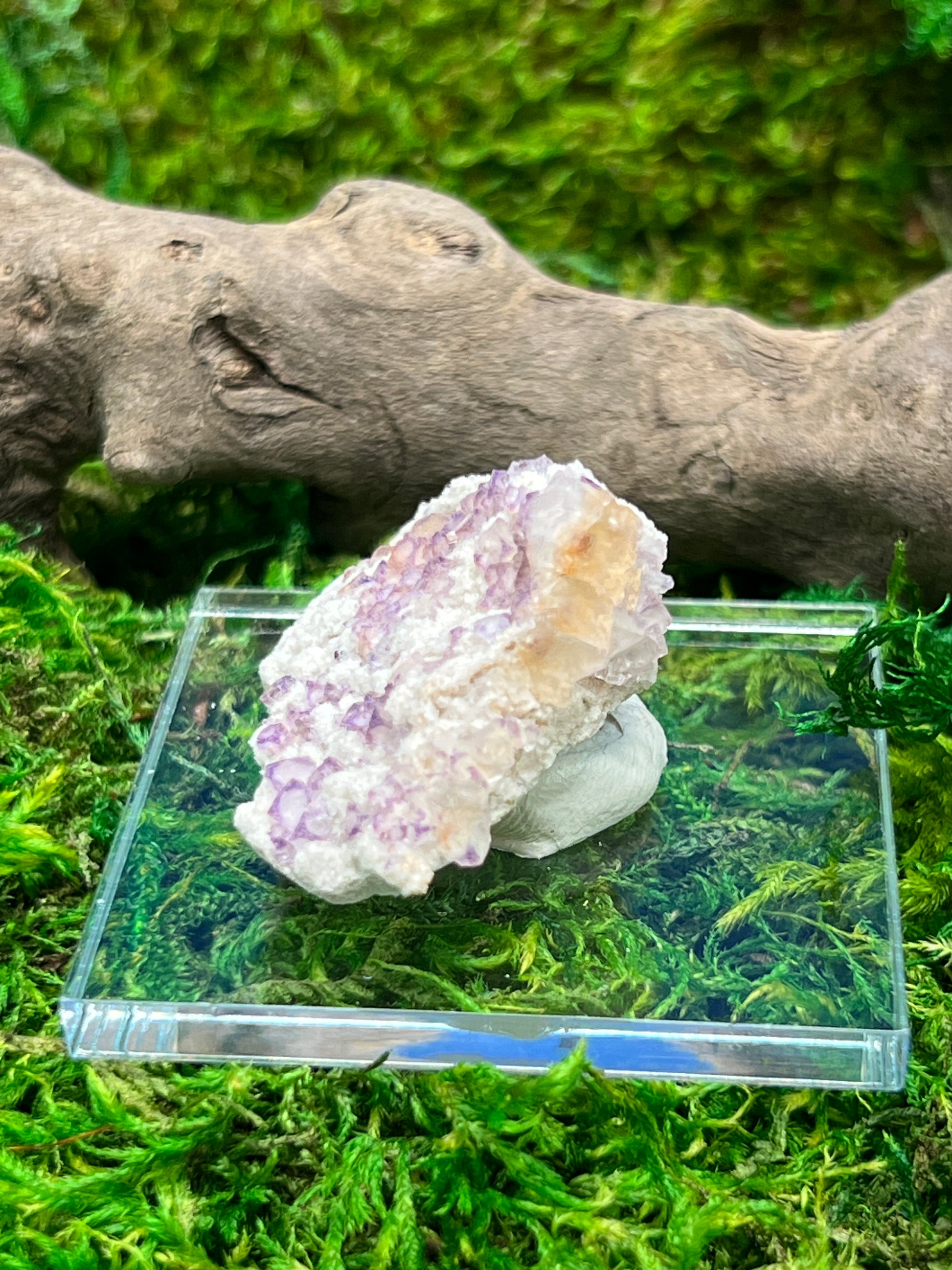 QR Code Fluorite Gemstone from Qinglong Mine