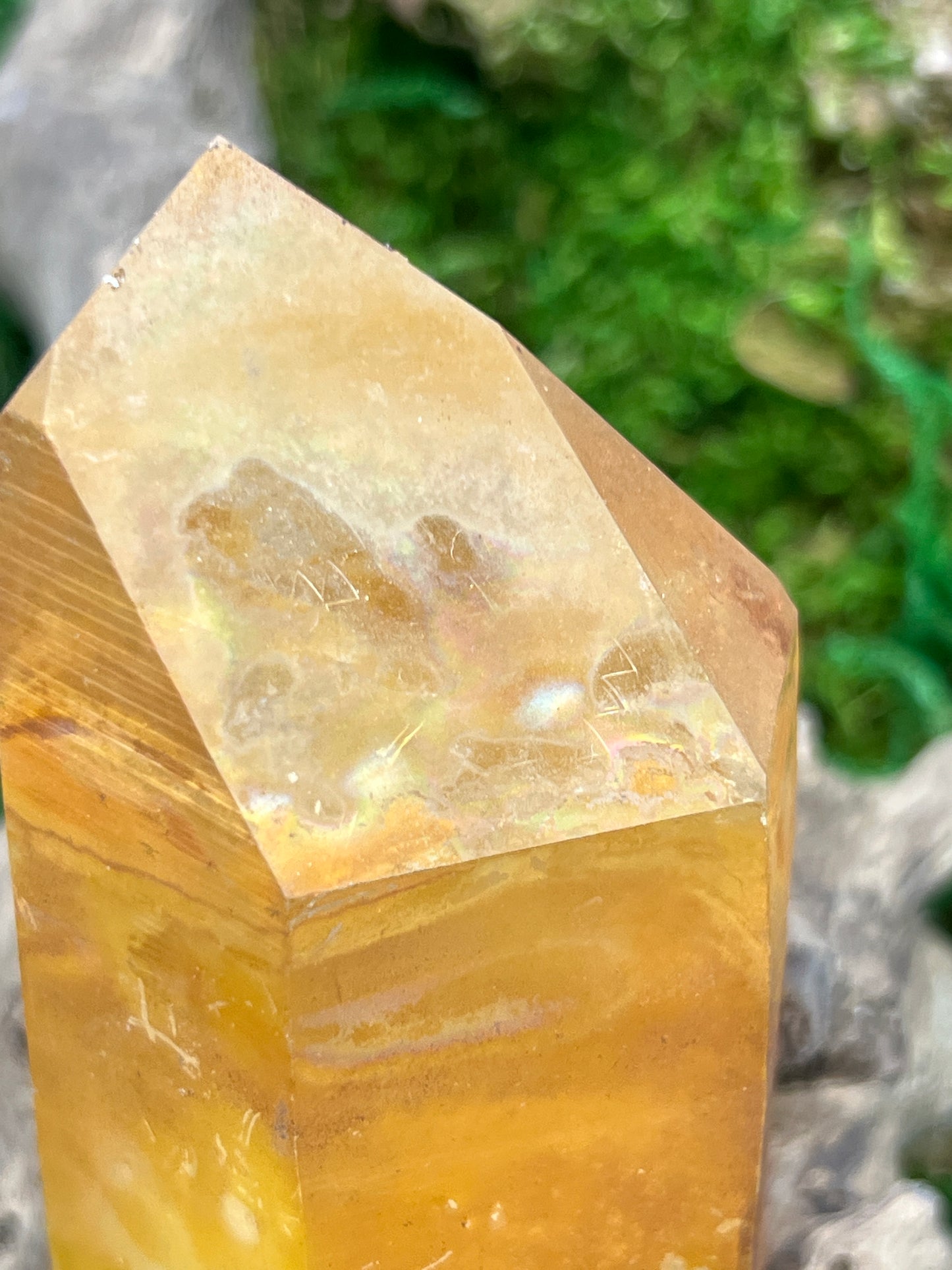 Tangerine Quartz Crystal - 287.9g from Arkansas