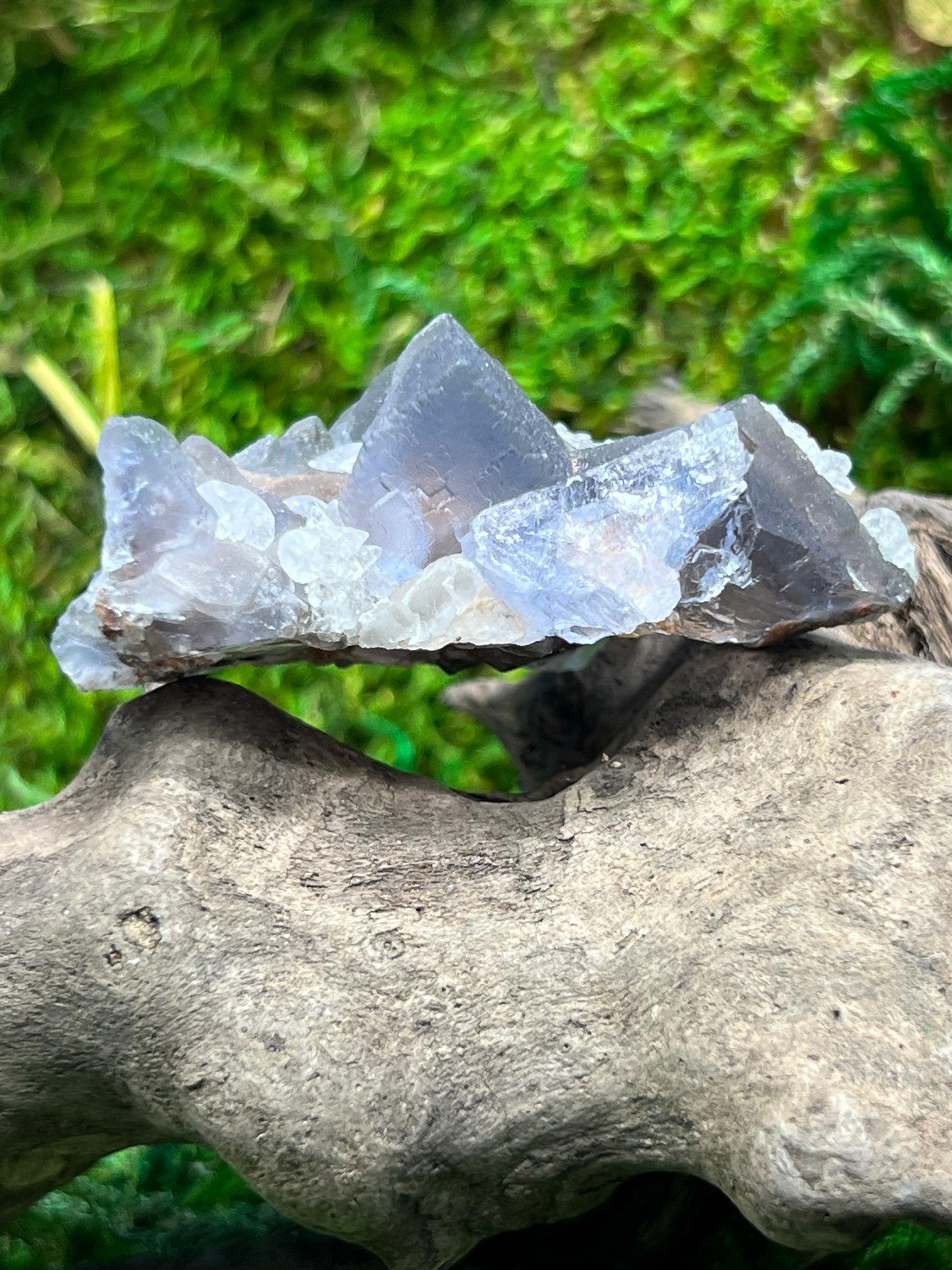 Fluorite with Calcite - Balochistan Specimen