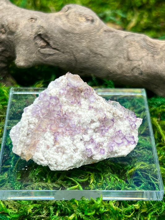 QR Code Fluorite Gemstone from Qinglong Mine