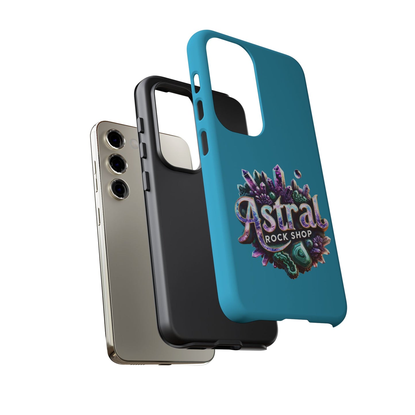 Astral Rock Shop Phone Case - Crystal & Geode Design, Tough Phone Cover, Unique Phone Accessory, Gift for Geology Lovers, Custom Phone [...]