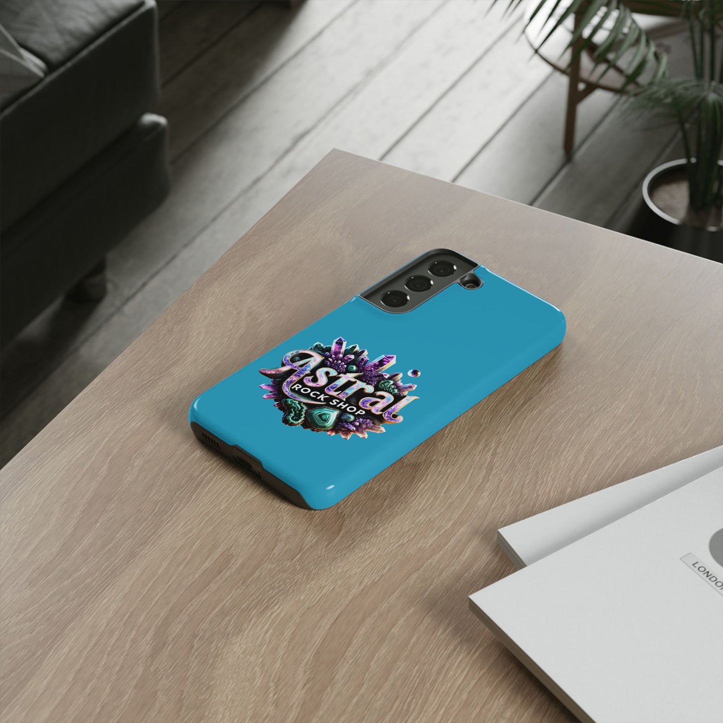 Astral Rock Shop Phone Case - Crystal & Geode Design, Tough Phone Cover, Unique Phone Accessory, Gift for Geology Lovers, Custom Phone [...]