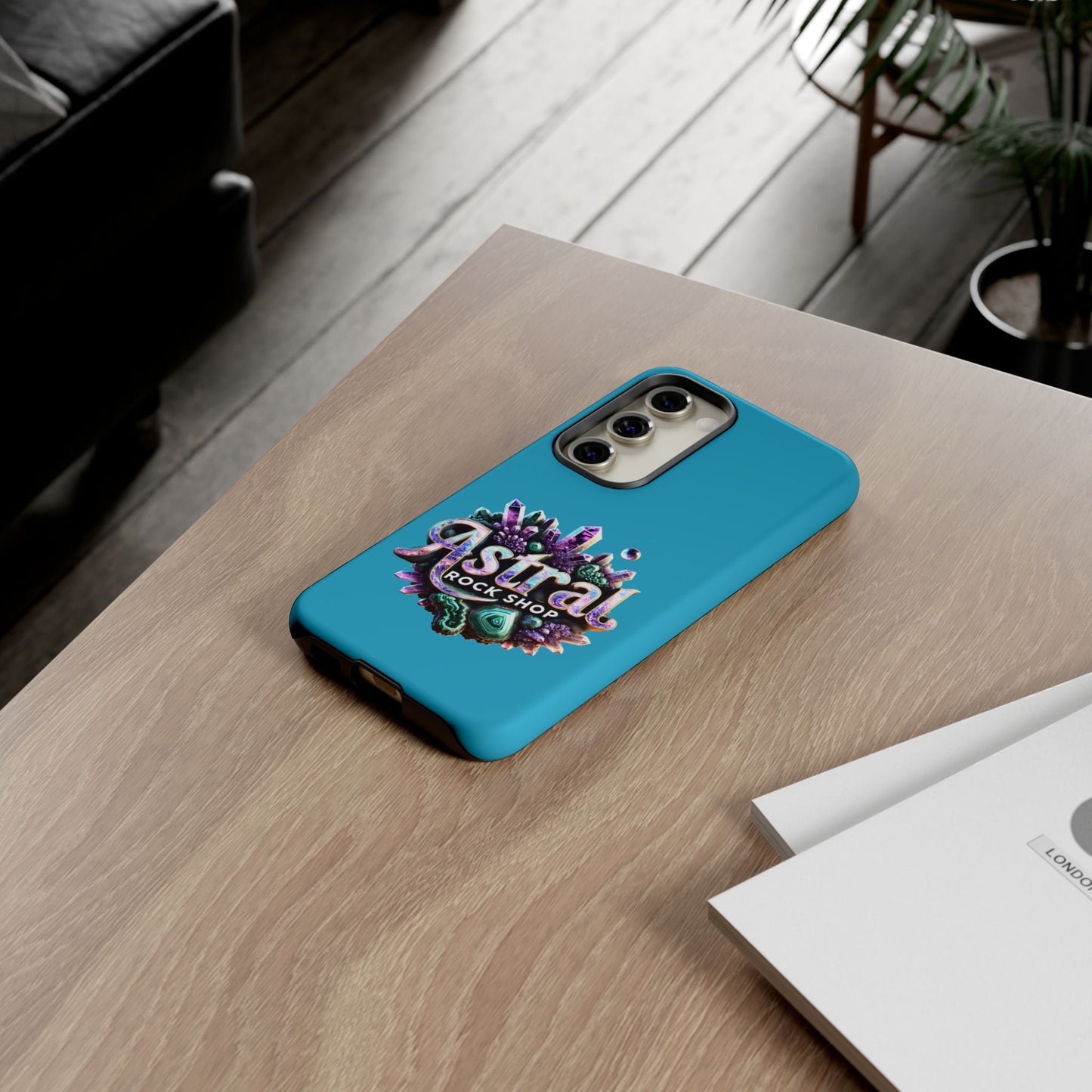 Astral Rock Shop Phone Case - Crystal & Geode Design, Tough Phone Cover, Unique Phone Accessory, Gift for Geology Lovers, Custom Phone [...]