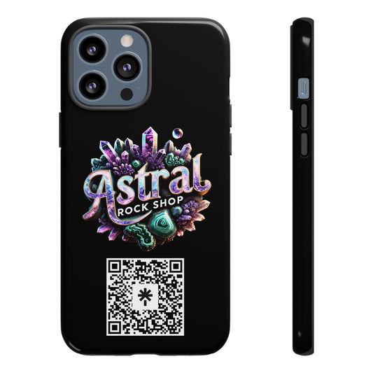 Crystal-Themed Phone Case for Astral Rock Shop, Durable Phone Cover for Gift Giving, Unique Mineral Lover's Accessory, Gemstone [...]