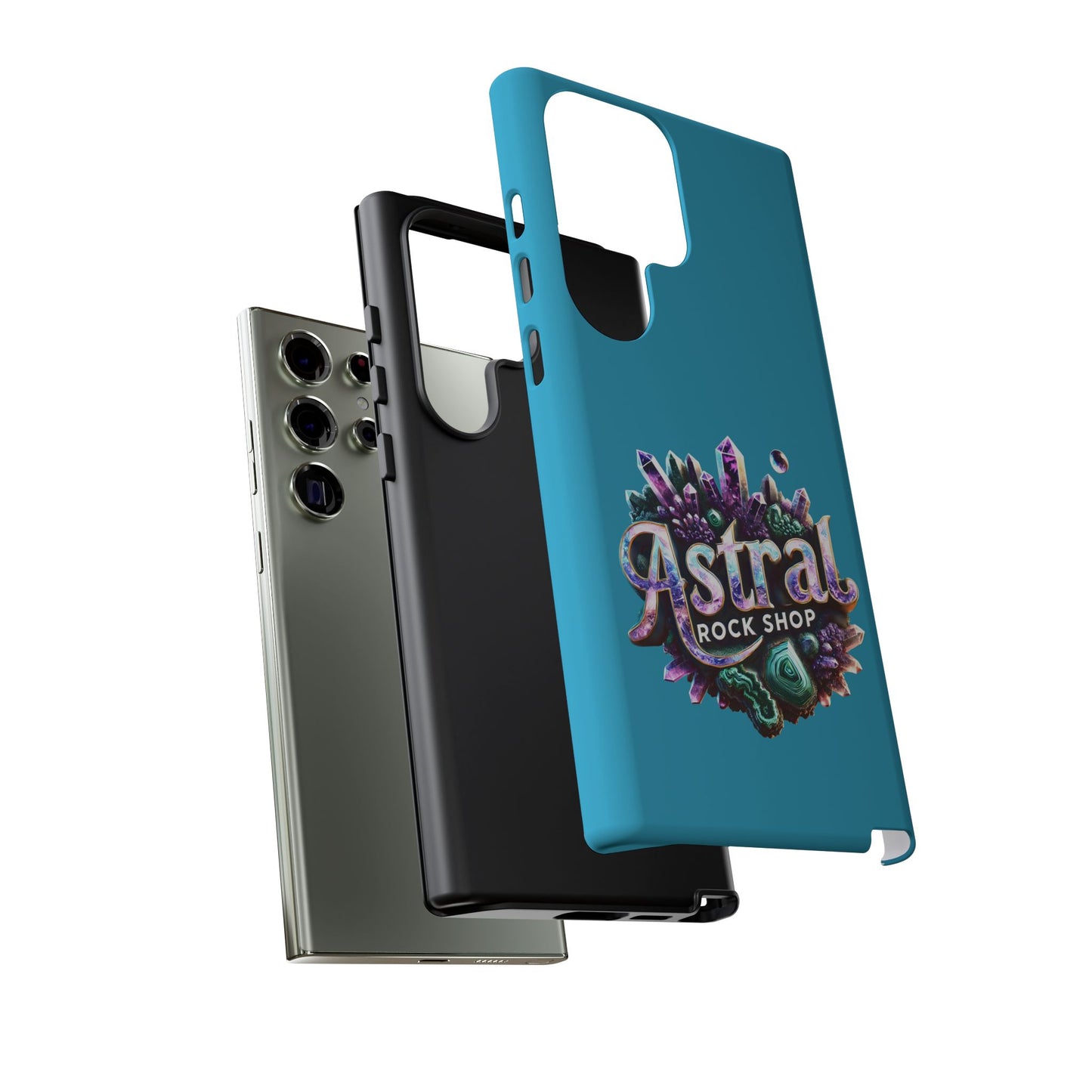 Astral Rock Shop Phone Case - Crystal & Geode Design, Tough Phone Cover, Unique Phone Accessory, Gift for Geology Lovers, Custom Phone [...]