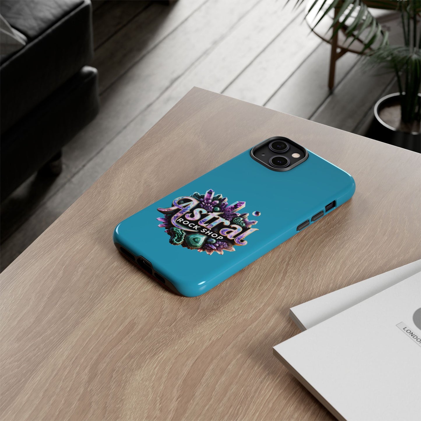 Astral Rock Shop Phone Case - Crystal & Geode Design, Tough Phone Cover, Unique Phone Accessory, Gift for Geology Lovers, Custom Phone [...]