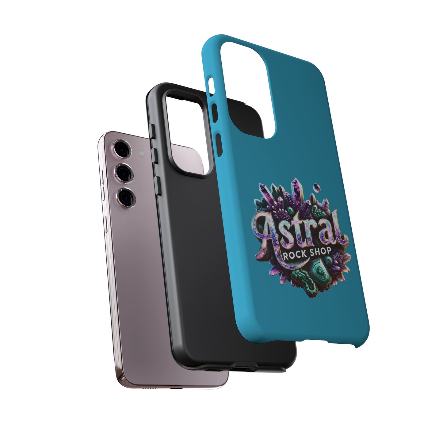 Astral Rock Shop Phone Case - Crystal & Geode Design, Tough Phone Cover, Unique Phone Accessory, Gift for Geology Lovers, Custom Phone [...]