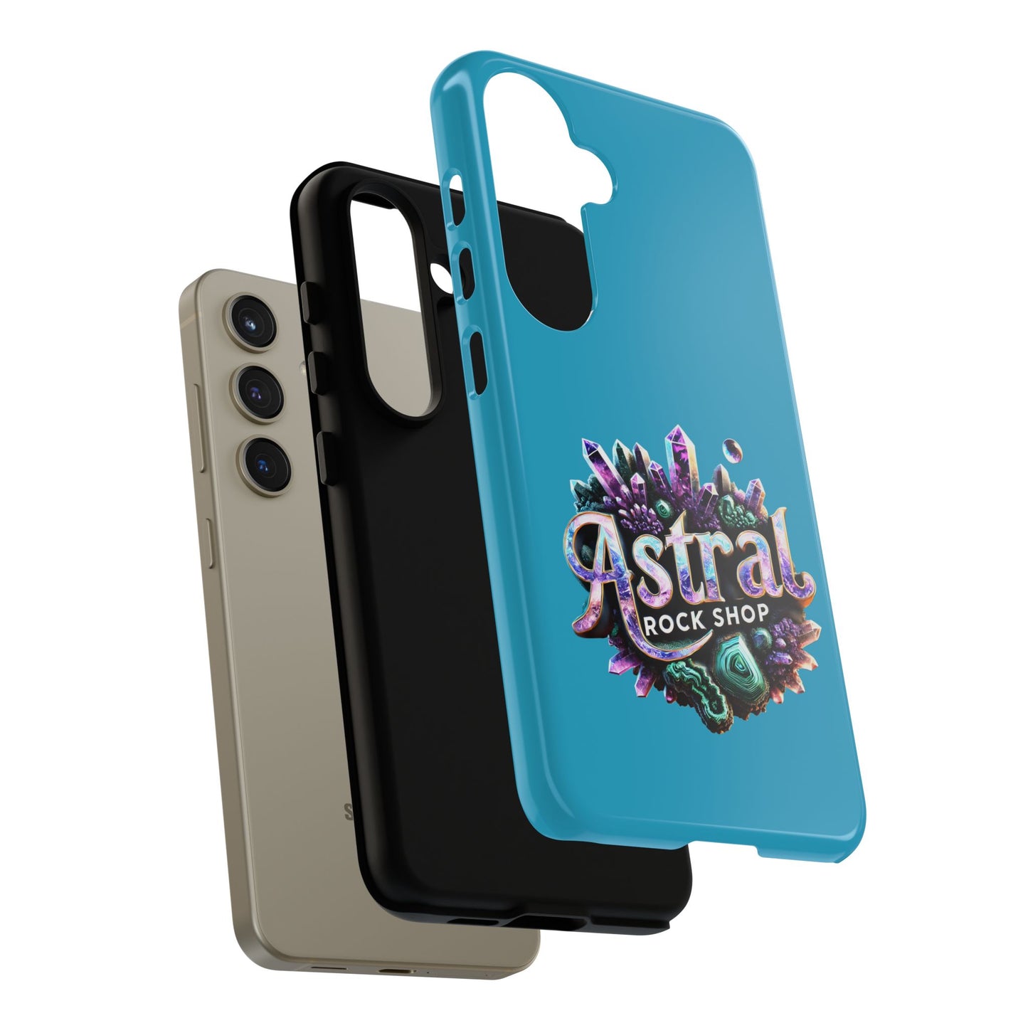 Astral Rock Shop Phone Case - Crystal & Geode Design, Tough Phone Cover, Unique Phone Accessory, Gift for Geology Lovers, Custom Phone [...]