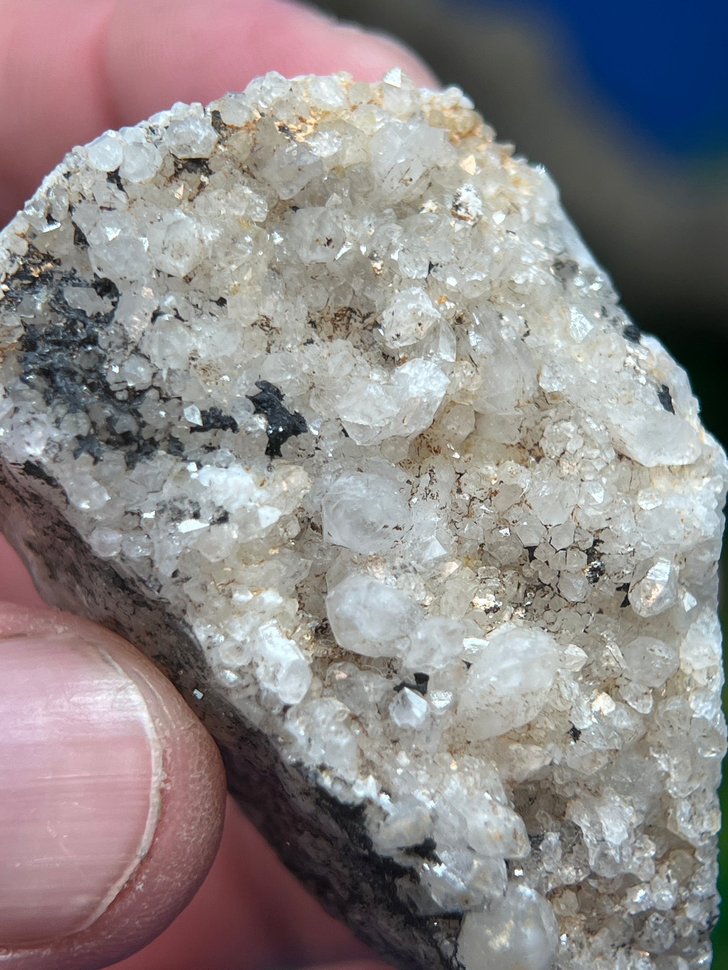 Quartz with Manganese from Diamond Hill Mine