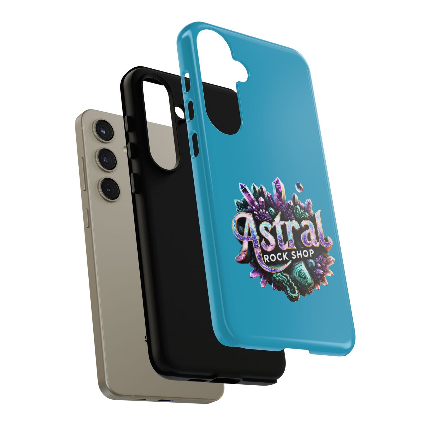 Astral Rock Shop Phone Case - Crystal & Geode Design, Tough Phone Cover, Unique Phone Accessory, Gift for Geology Lovers, Custom Phone [...]
