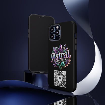 Crystal-Themed Phone Case for Astral Rock Shop, Durable Phone Cover for Gift Giving, Unique Mineral Lover's Accessory, Gemstone [...]