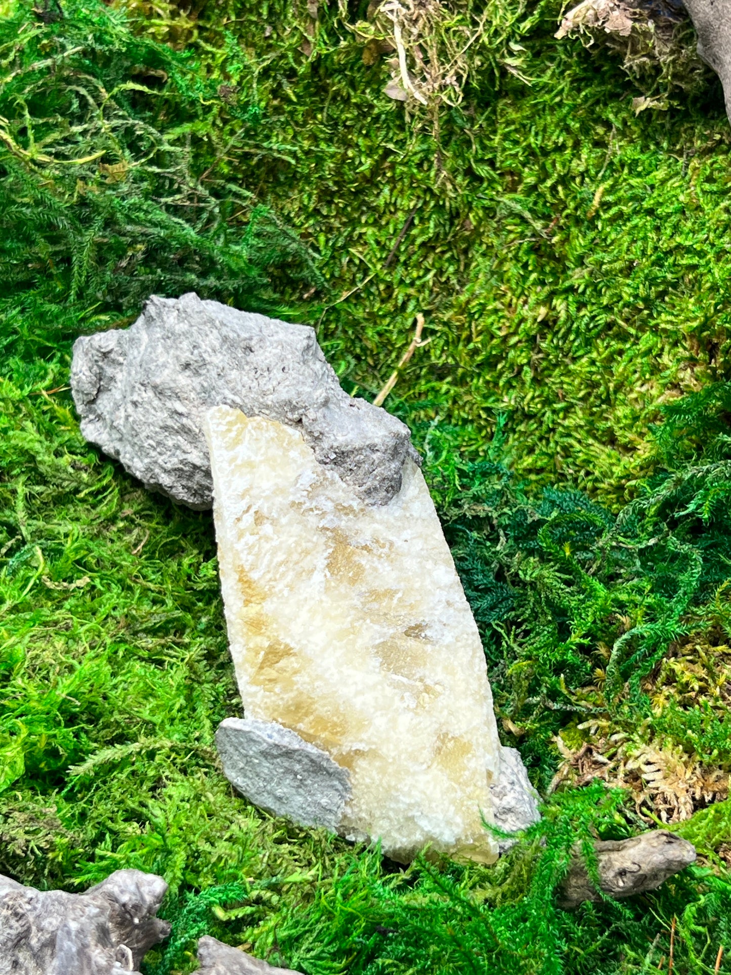 Natural Calcite Crystal from Santa Eulalia, Mexico