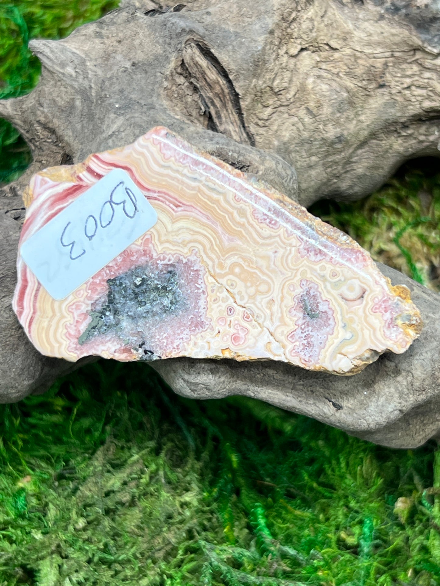 Polished Rhodochrosite Slab from Argentina