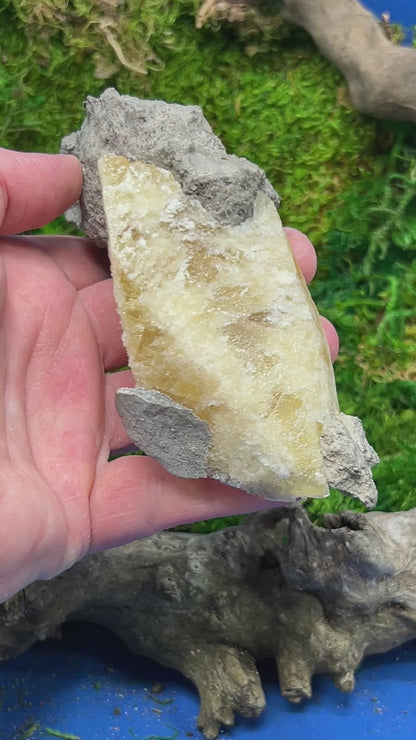 Natural Calcite Crystal from Santa Eulalia, Mexico